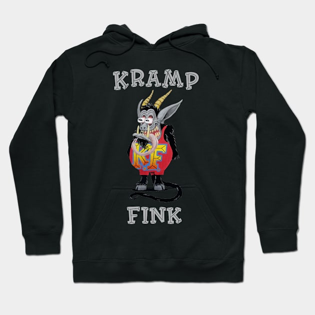 Kramp Fink - dark Hoodie by paperistalking